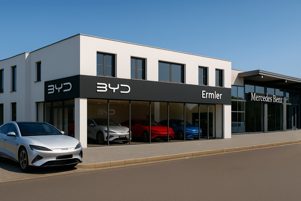 How the new BYD showroom at Ermler5
